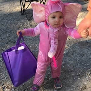18months-2T pink elephant Halloween costume